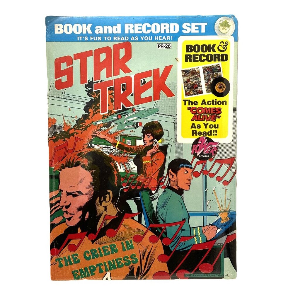 Star Trek The Crier in Emptiness 1975 Paramount Pictures Books & Record Set